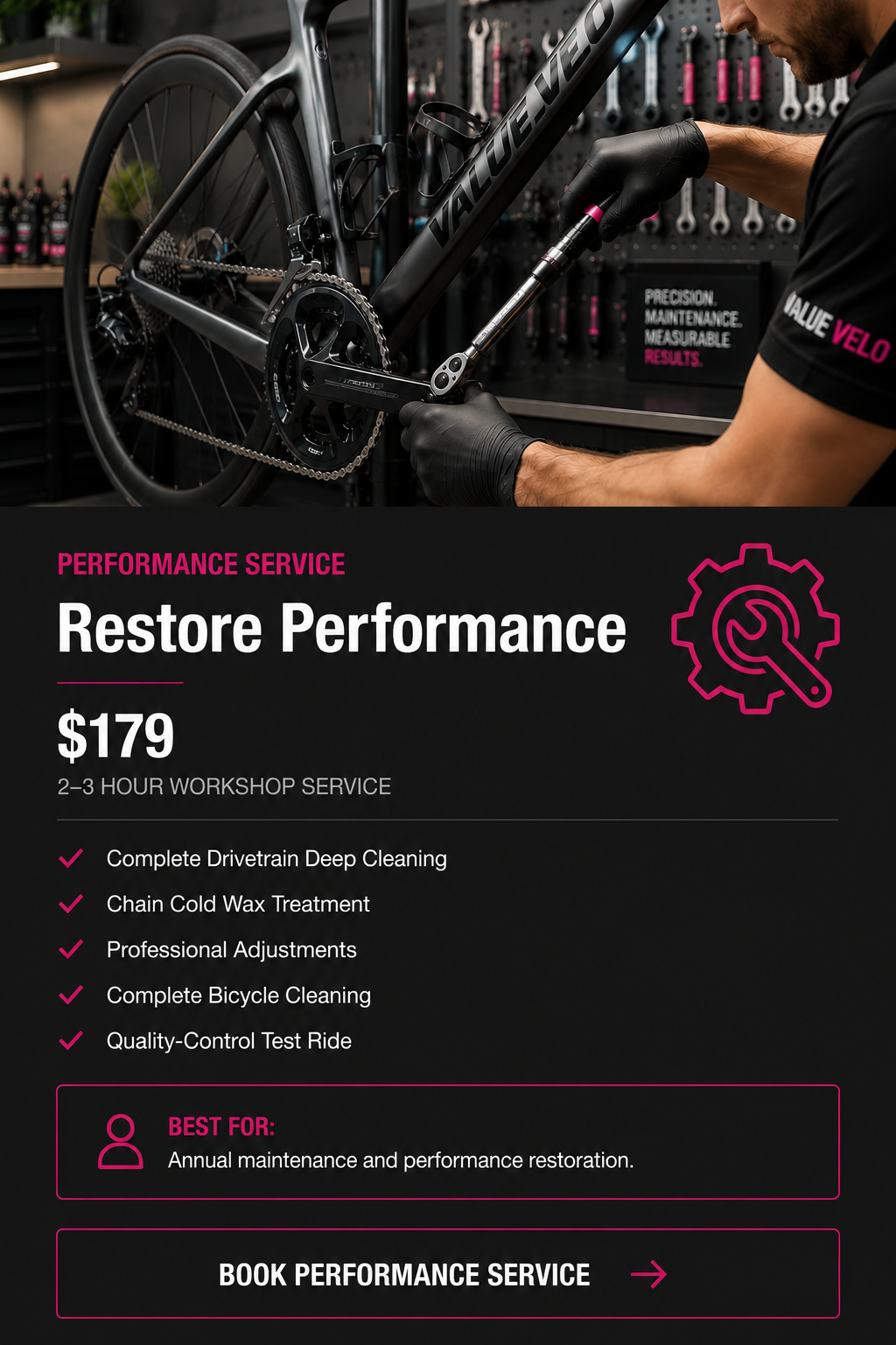 ⚡ Value Velo Performance Service